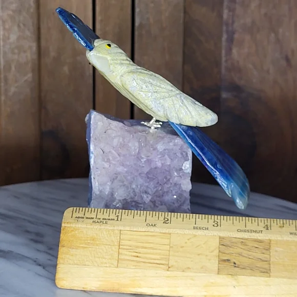 Amethyst Stone Parrot
